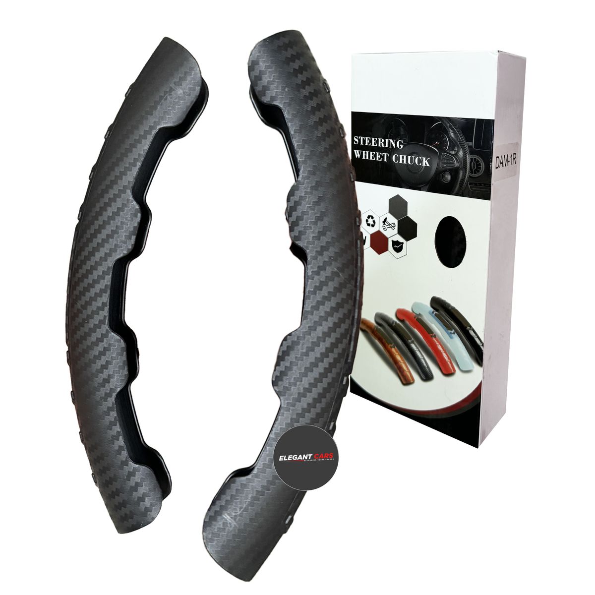 JET - Cubre Volante De Fibra De Carbono Negro Mate 21cm