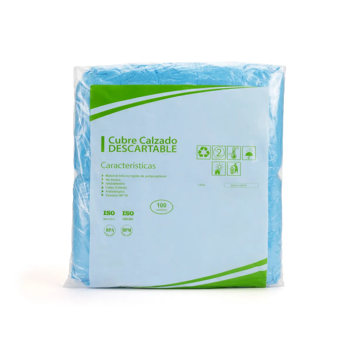 GENERICO - Cubre Calzado Descartable PACK 100 UND