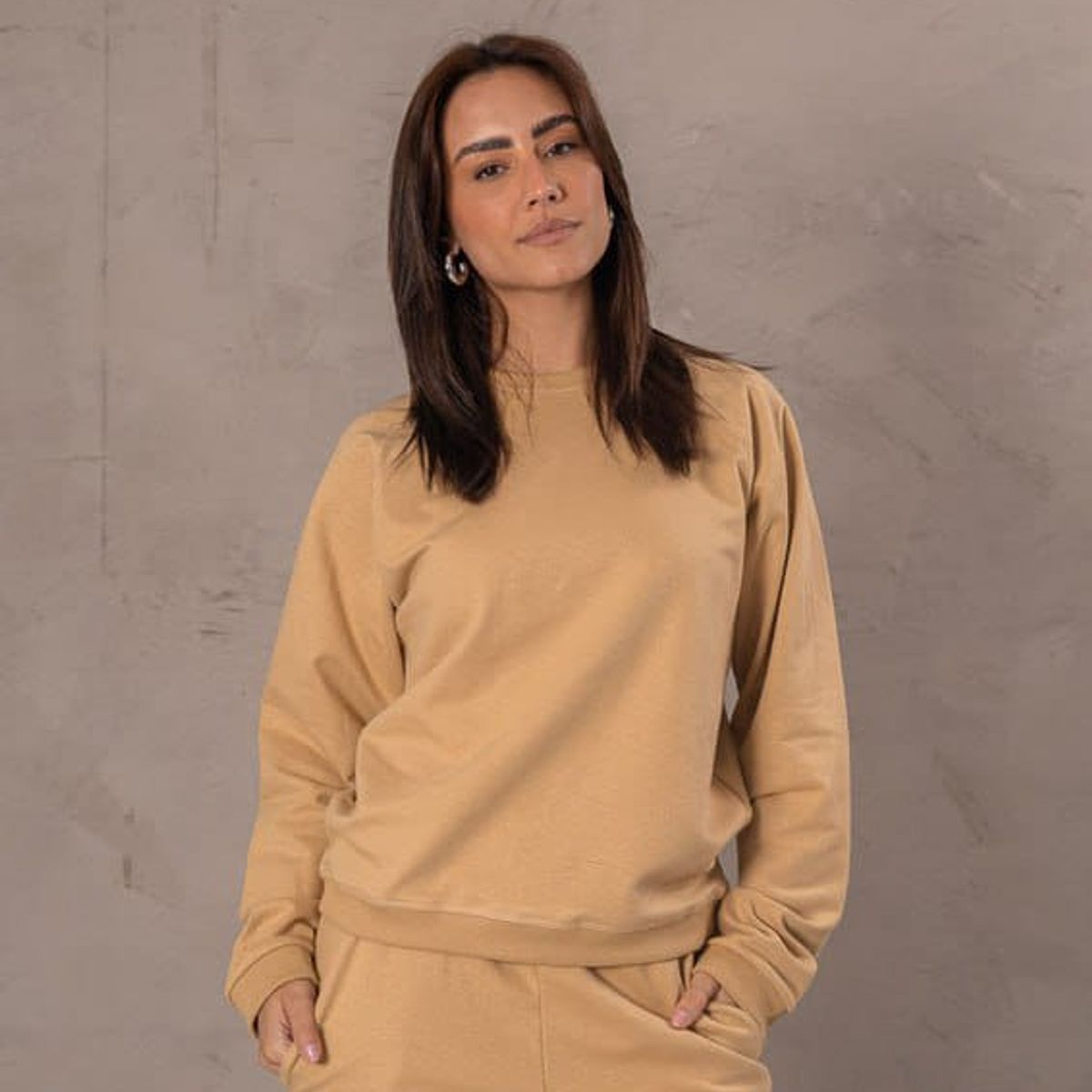 GENERICO - Sudadera Basica de Mujer