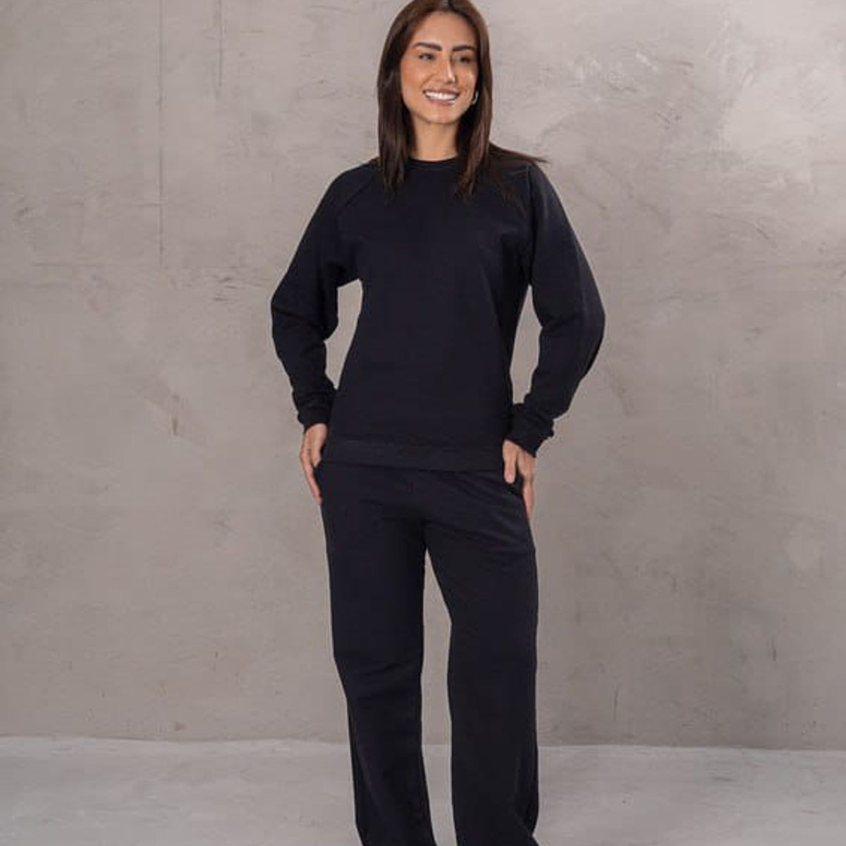 GENERICO - Sudadera Basica de Mujer