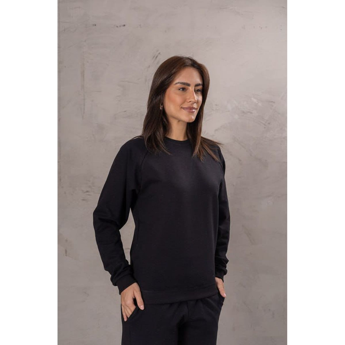 GENERICO - Sudadera Basica de Mujer