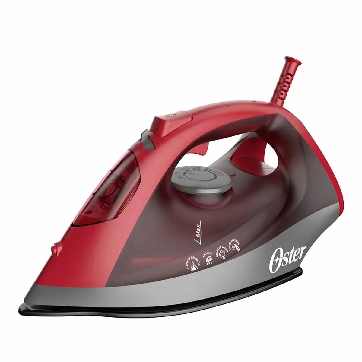 OSTER - Plancha de vapor Oster® con suela de cerámica GCSTBS6051 - Rojo