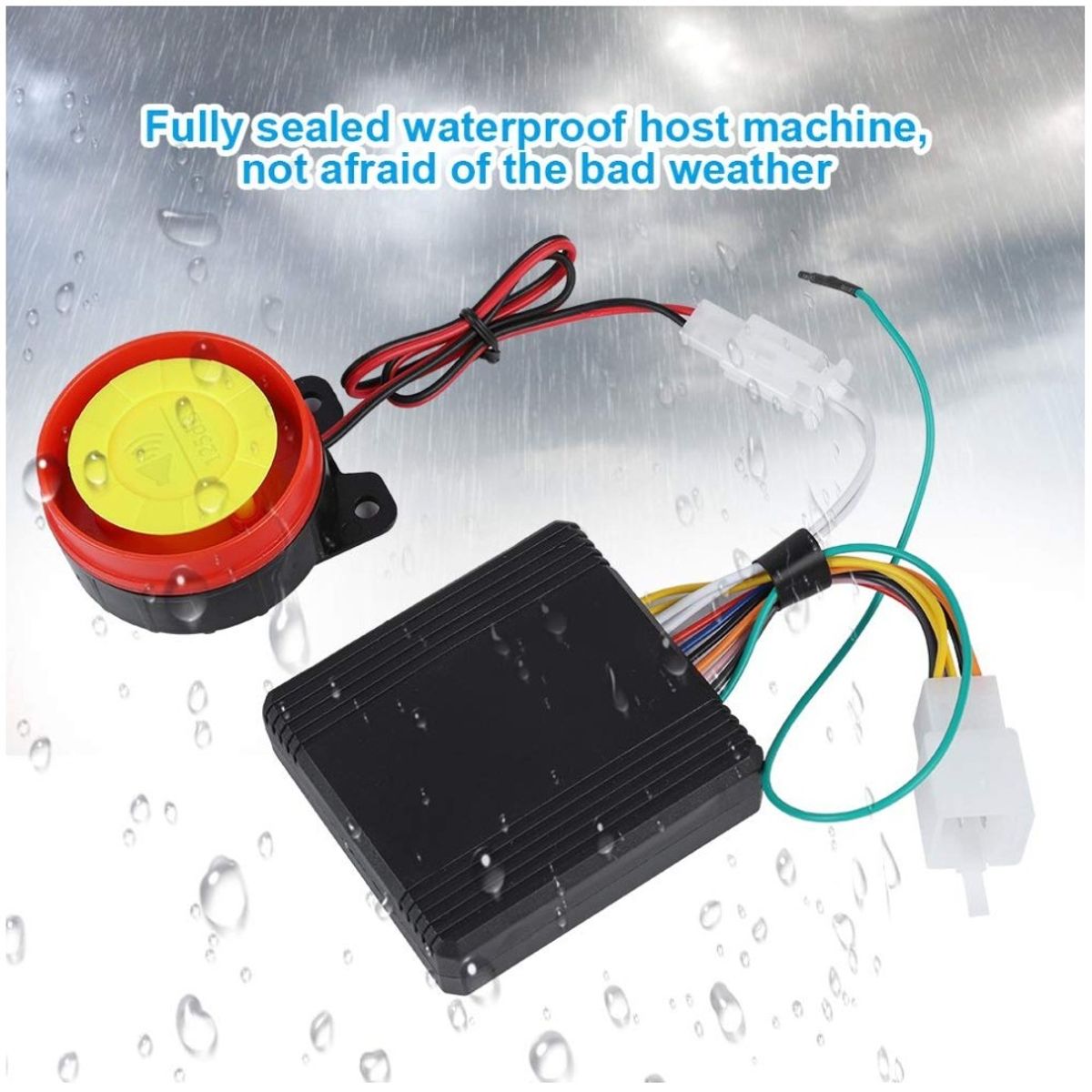 GENERICO - Kit Alarma Antirrobo Para Motos +2 Control Universal
