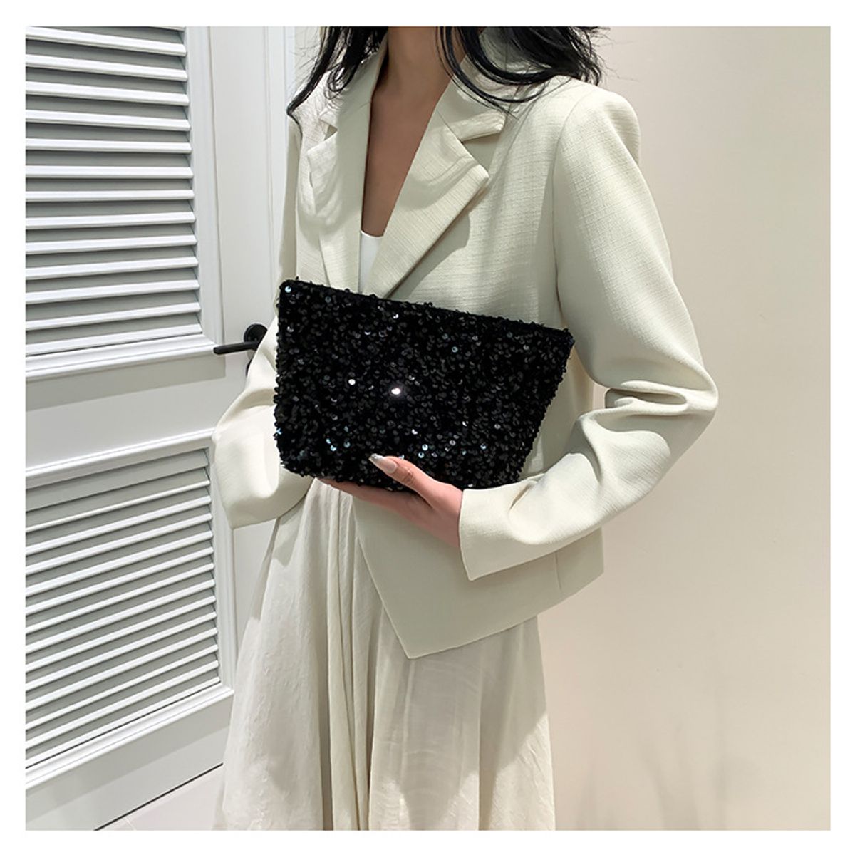 KAST PE - Bolso De Mano Cosmetiquero Neceser Stardust  Negro