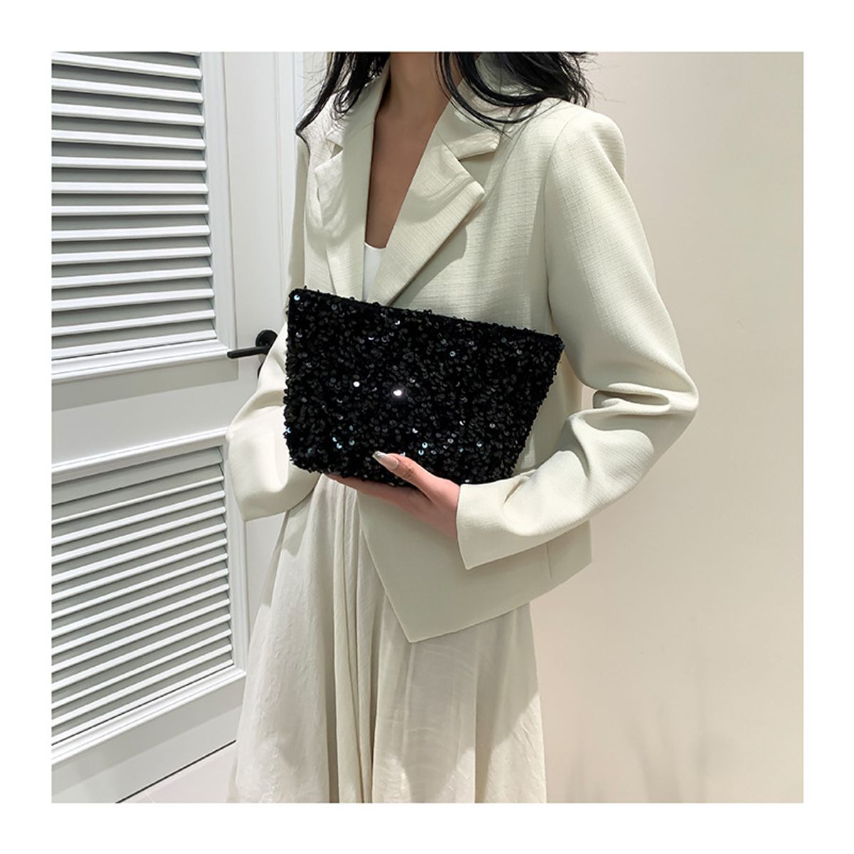 KAST PE - Bolso De Mano Cosmetiquero Neceser Stardust  Negro