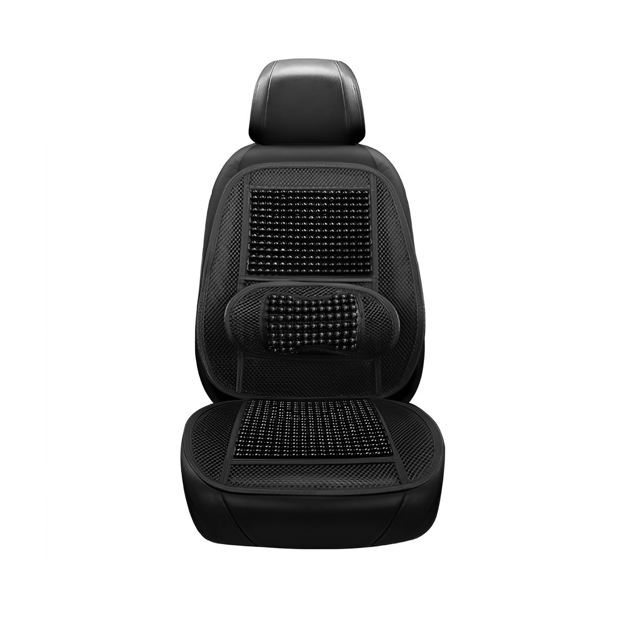 JET - Respaldar  De Asiento Con Lumbar Negro Elegante