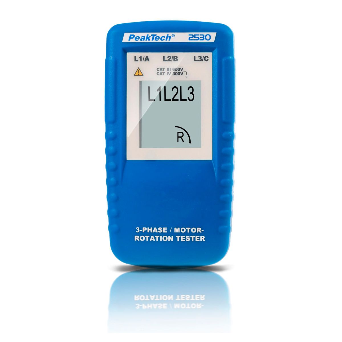 PEAKTECH - INDICADOR DE DIRECCIÓN TRIFÁSICO CON PANTALLA LCD - PEAKTECH P-2530