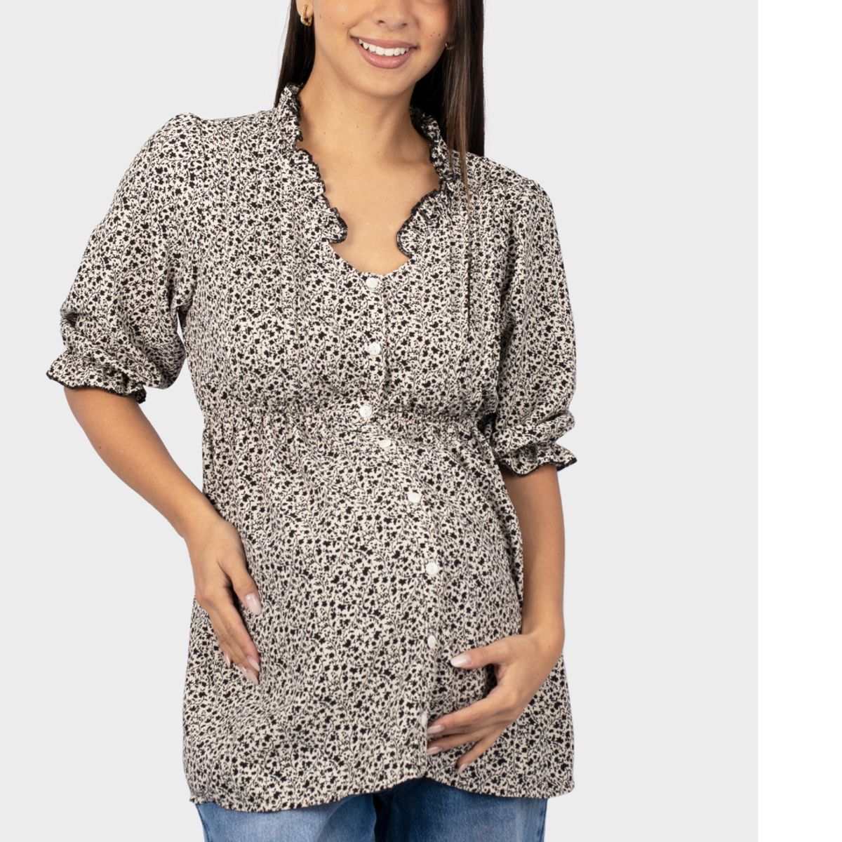 VALESKA - BLUSA DE MATERNIDAD Y LACTANCIA