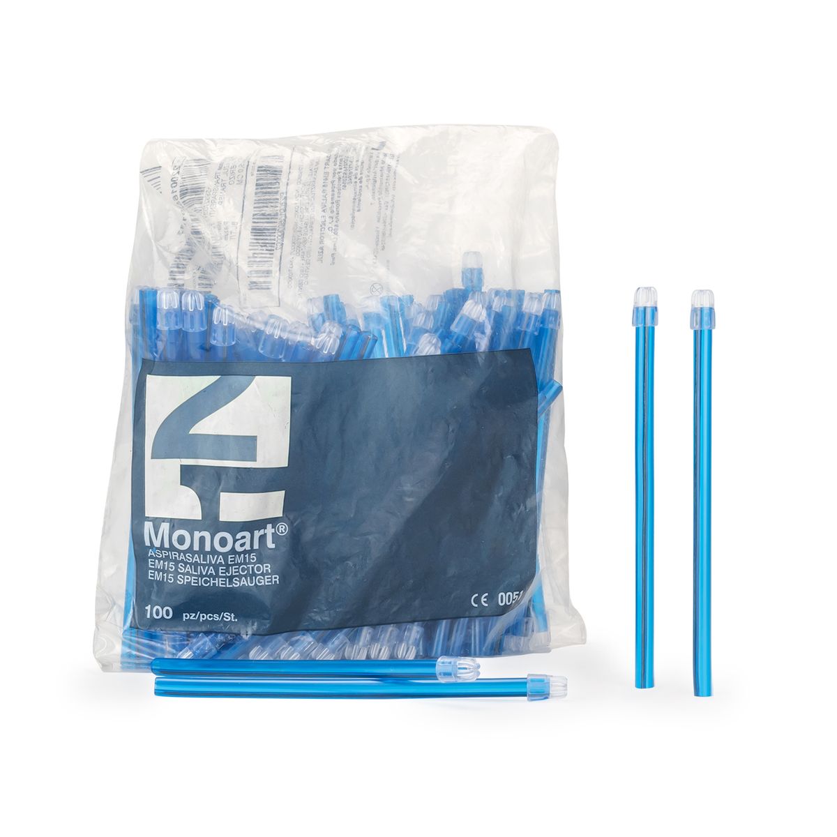GENERICO - Suctor Eyector de Saliva BOLSA 100 UND