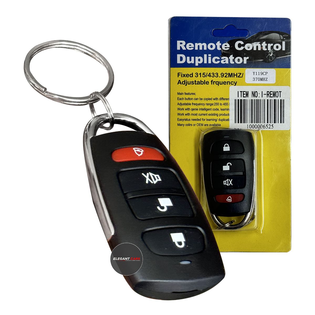 GENERICO - Control Remoto Universal Para Alarmas 4 Botones 1PCS