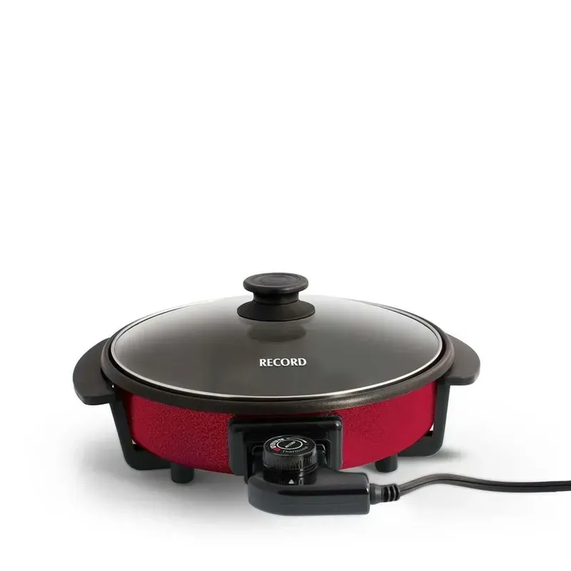 RECORD - SARTEN ELECTRICA RECORD MULTICOCCION 30 CM C/TAPA