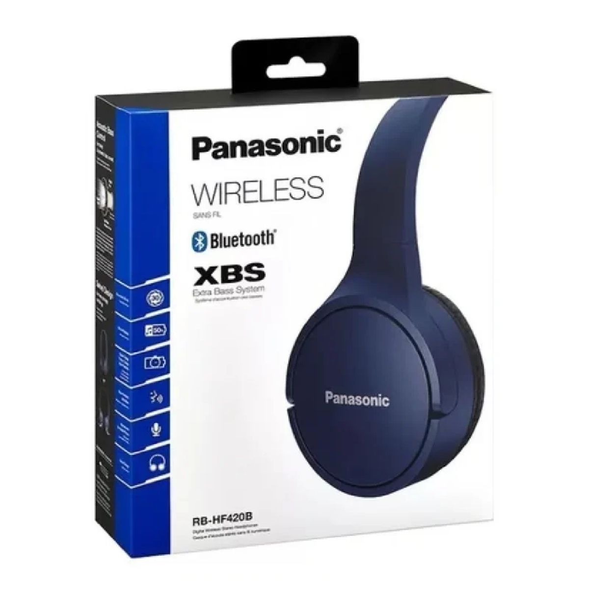 PANASONIC - Audífonos Inalámbricos Panasonic HF420B Bluetooth - Color Azul