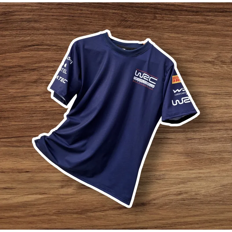 GENERICO - Polo Rally WRC Camiseta Pirelli Mitsubishi STI Subaru WRX Azul