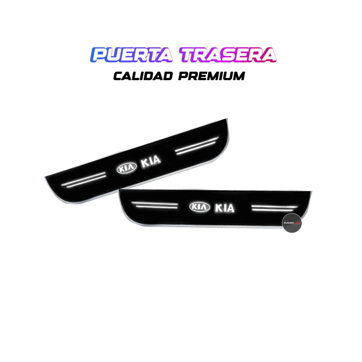 JET - Estribos Iluminados Led Blanco Inteligentes Para Kia