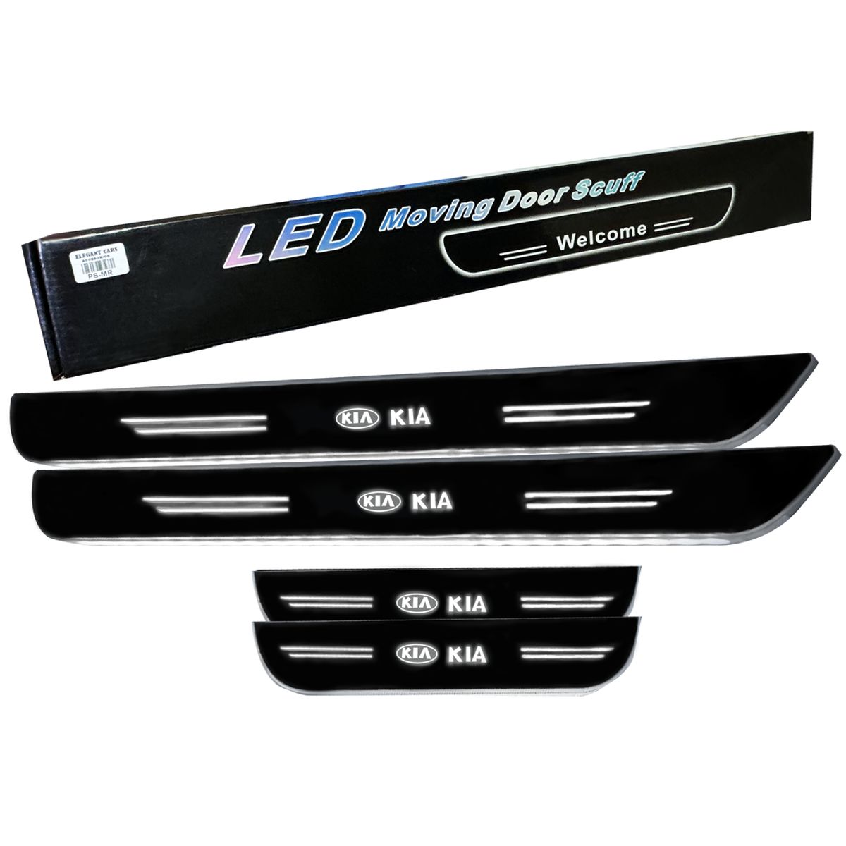 JET - Estribos Iluminados Led Blanco Inteligentes Para Kia
