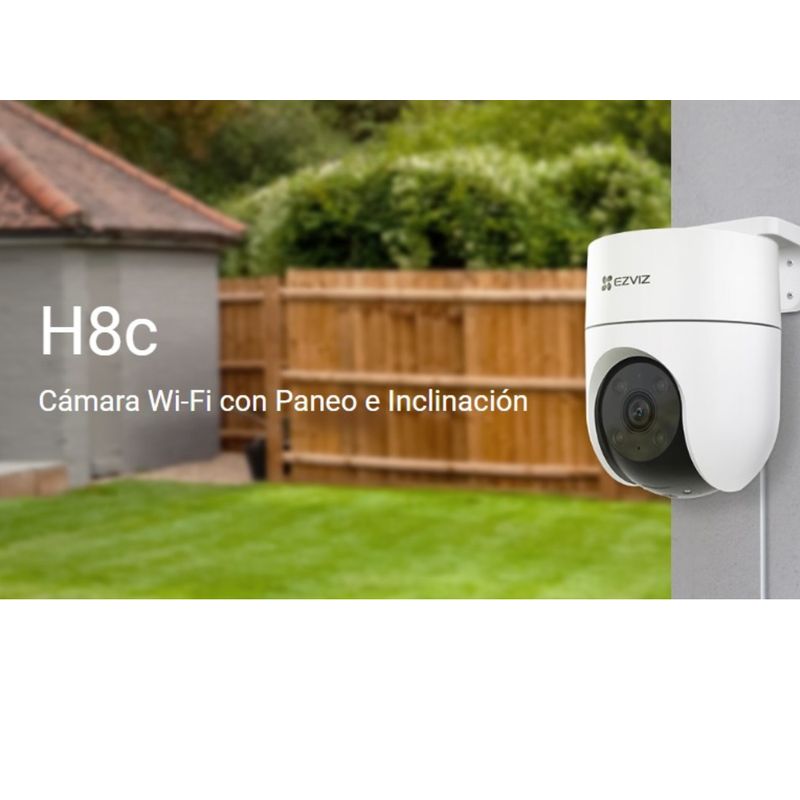 EZVIZ - CÁMARA WIFI H8C 2MP 1080P EZVIZ AUDIO BIDIRECCIONAL VISION PANORAMICA