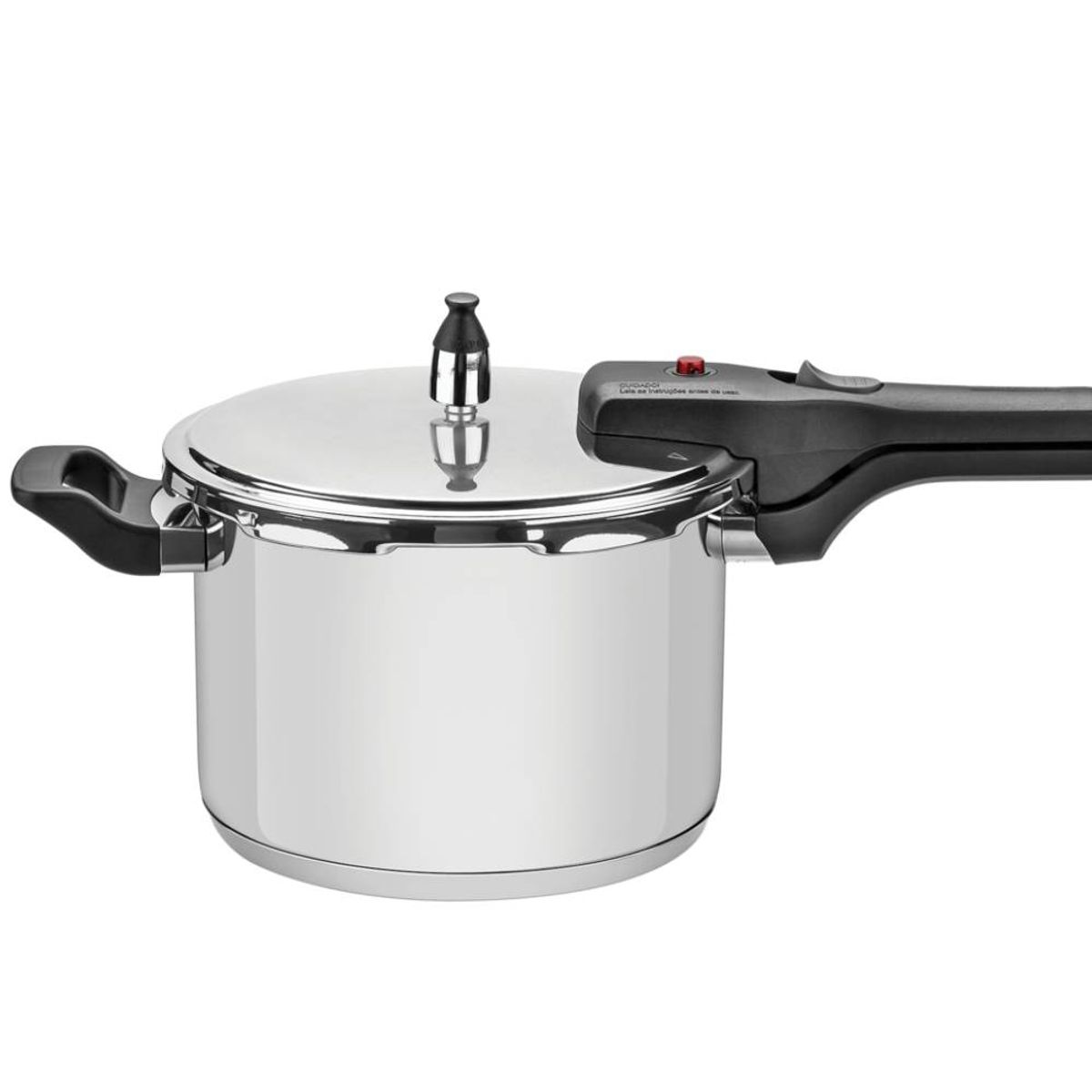 TRAMONTINA - Olla a Presión Tramontina Brava en Acero Inoxidable con Fondo Triple 22 cm 6 L