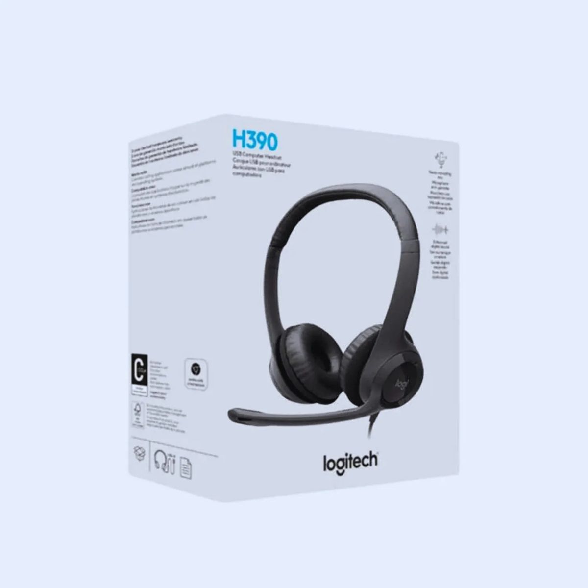 LOGITECH - Audífonos USB Con Micrófono Logitech H390 Negro