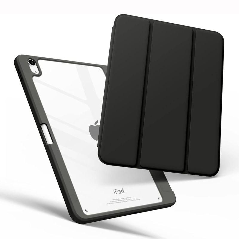 GENERICO - Funda Case Híbrido para iPad Air 11 Pulgadas M2 M3 (2024 - 2025)- Black