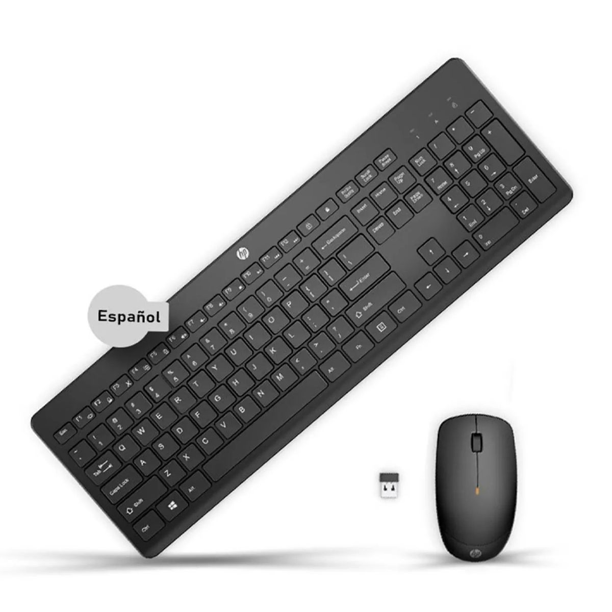 HP - Teclado y Mouse Inalámbrico HP 235 USB Español Negro