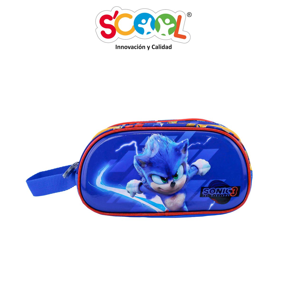 SCOOL - CARTUCHERA SCOOL MAGIC 3D SONIC 3