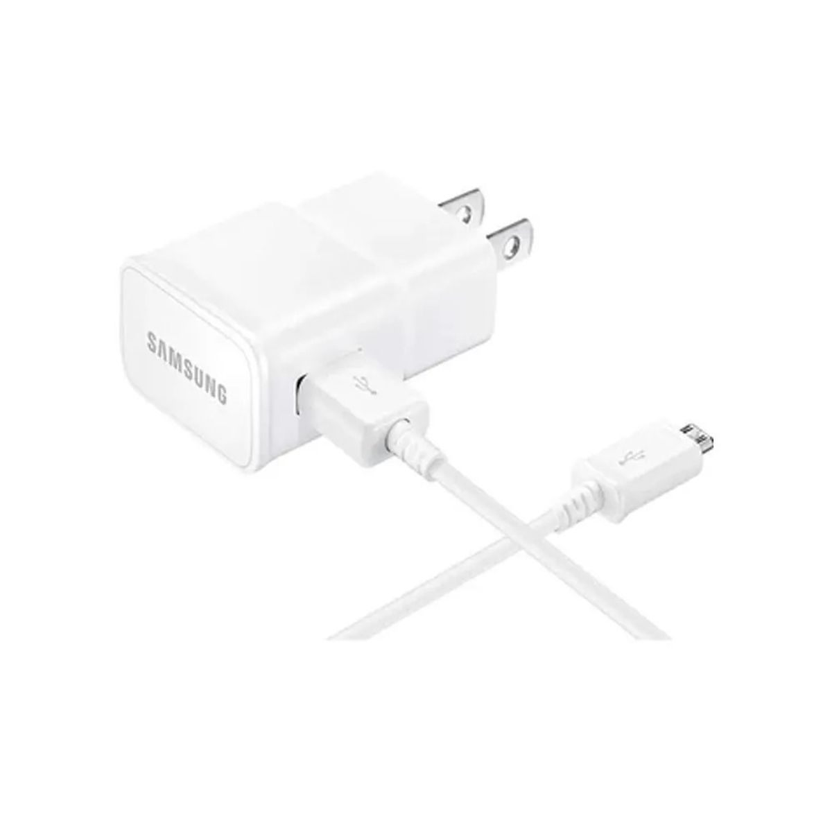 SAMSUNG - CARGADOR SAMSUNG ORIGINAL ENTRADA MICRO USB PARA SERIE NOTE - BLANCO
