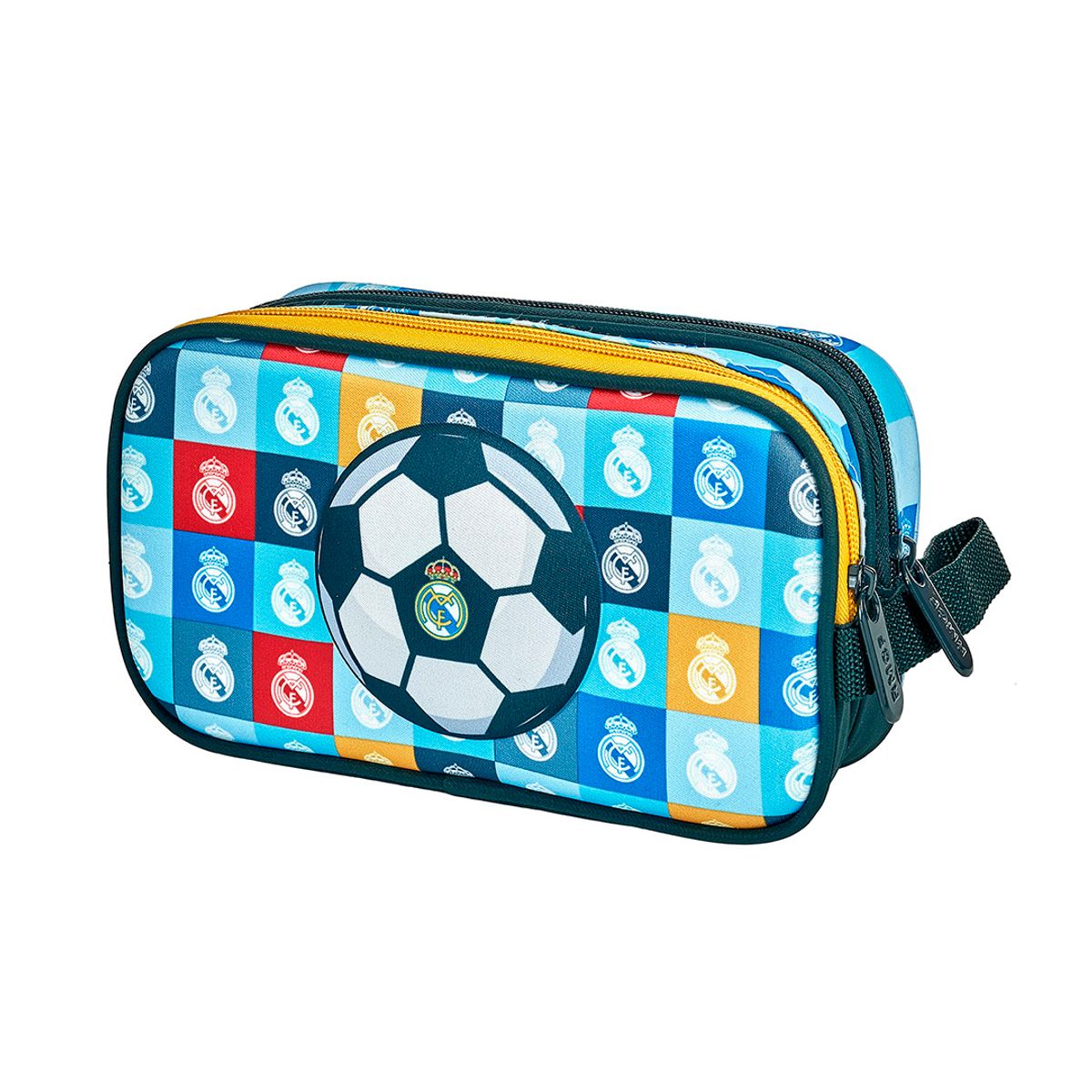 SCOOL - CARTUCHERA SCOOL MAGIC 3D REAL MADRID