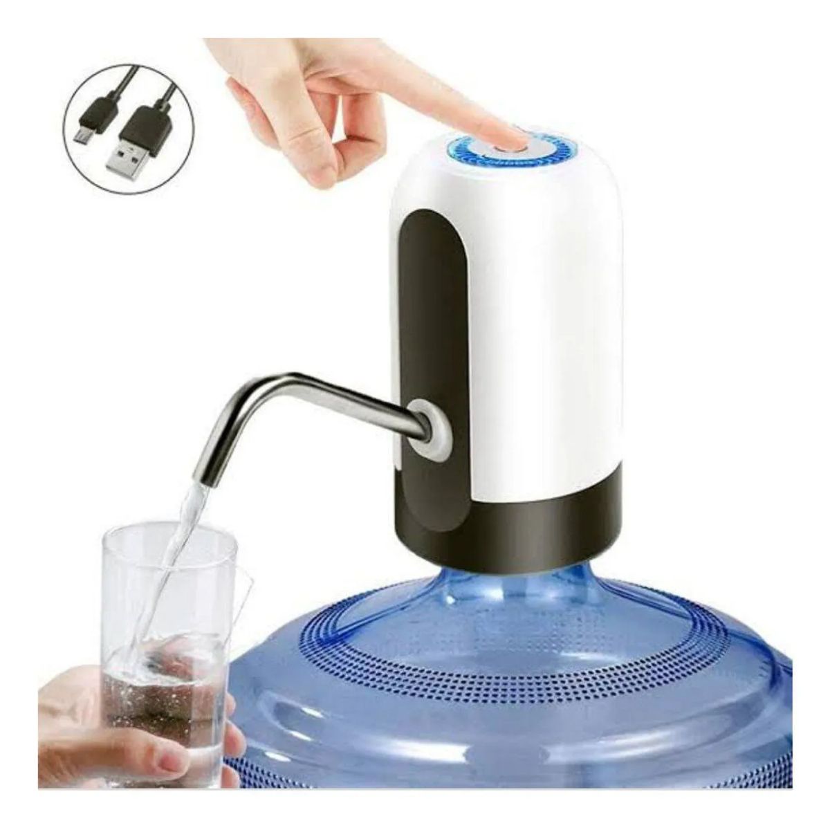 GENERICO - Dispensador de Agua Automatica Recargable Mini Bomba de Agua