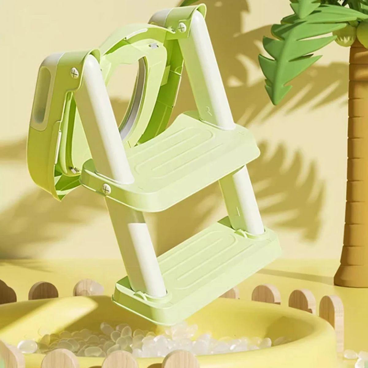 GENERICO - Asiento Portátil Inodoro para Niños - Verde