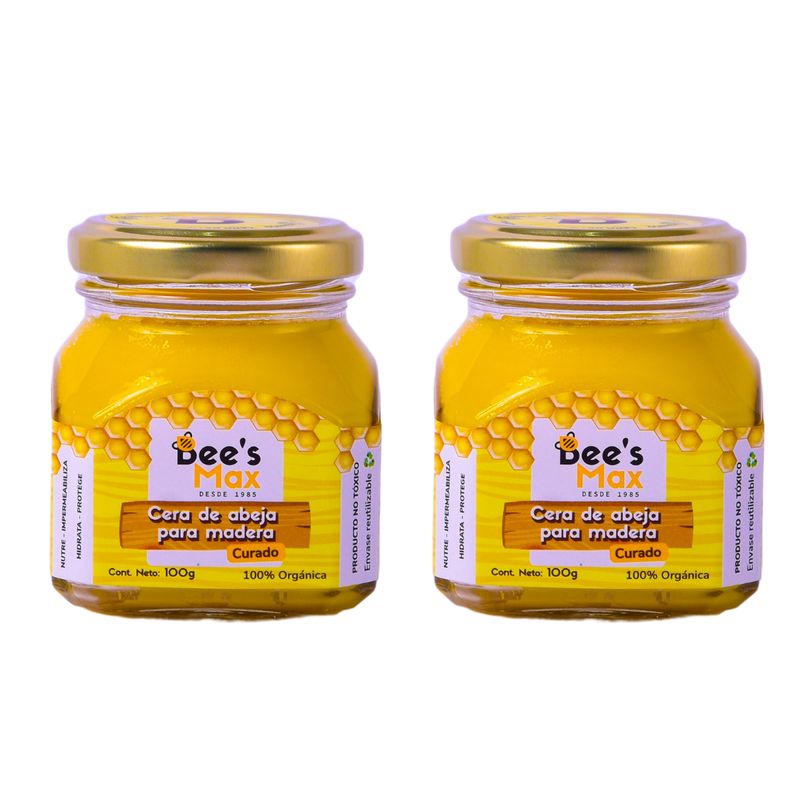 BEE'S MAX - Cera de Abeja Para Madera 200G