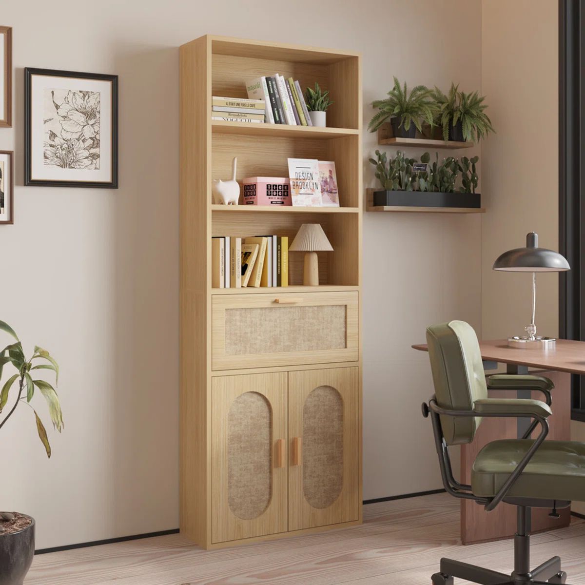 R&R MUEBLES - Estante Vintage Yuke Panela R&R MUEBLES