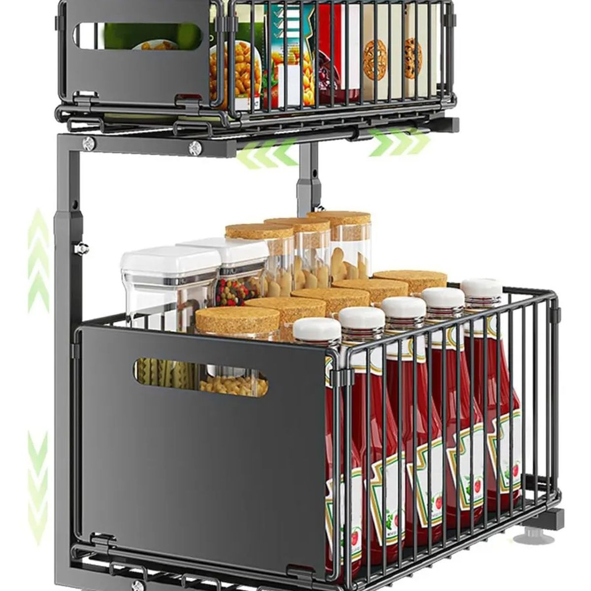 EVERSO - Organizador Estante Multiuso Bajo Lavaplatos Cocina Baño