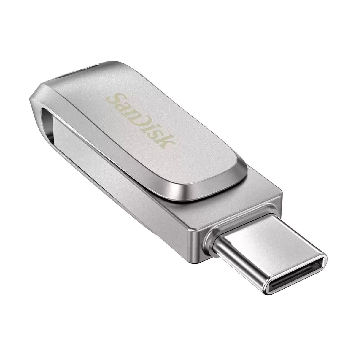 KINGSTON - Memoria Dual USB +USB tipo C SANDISK DUAL DRIVE PLATA 128 GB