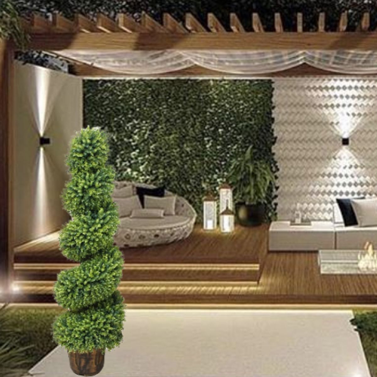 GENERICO - Planta Artificial Topiario de 125 CM