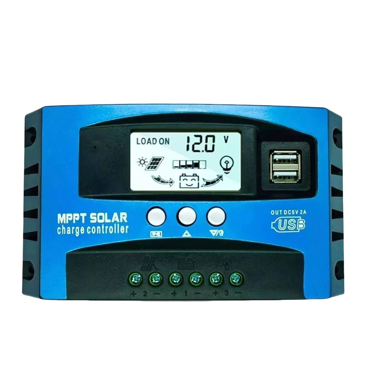 U BUY - Regulador De Carga Solar Mppt 30a-100a 12v24v Controlador