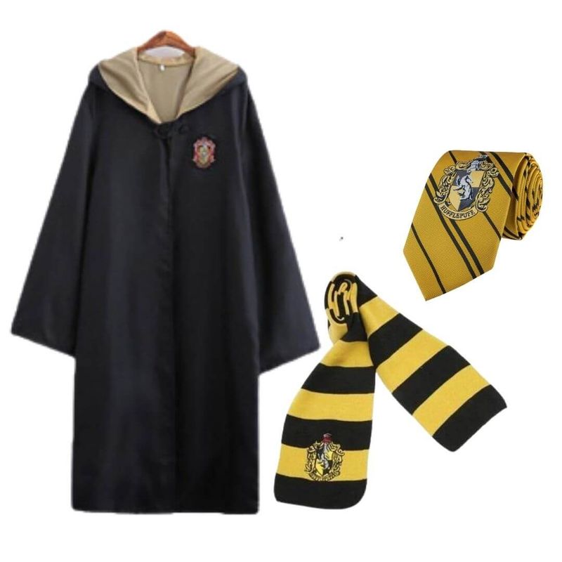 GENERICO - Traje Harry Potter Hufflepuff Unisex Importado - Tallas 16 hasta XL