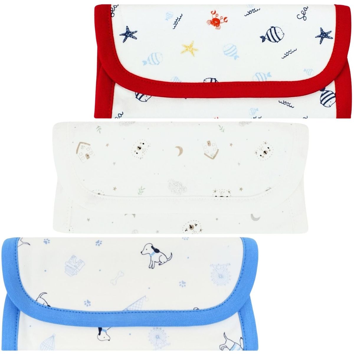 BABY MERINOS - Pack de 3 Babitas en algodón - Niño H2294