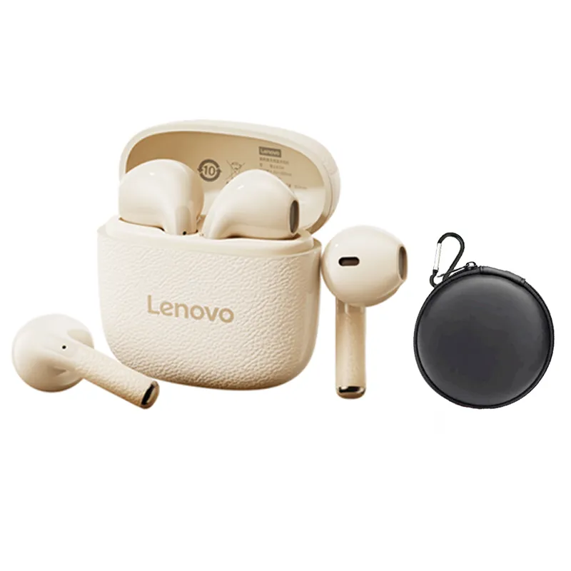 LENOVO - Audífonos Lenovo Clip TA166 TWS Bluetooth 54 Blanco y Estuche