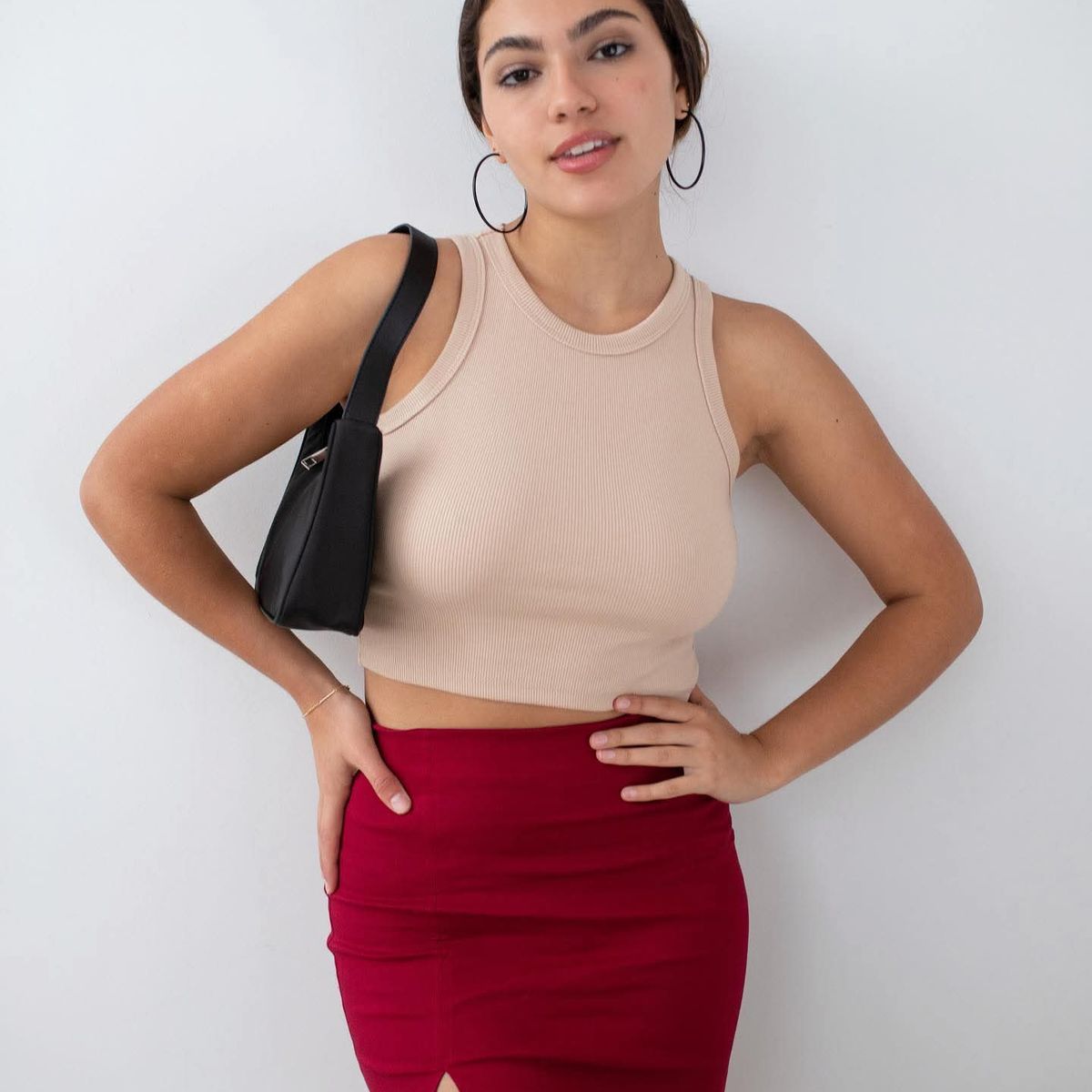 GENERICO - FALDA SHORT LOMA CASUAL PARA MUJER