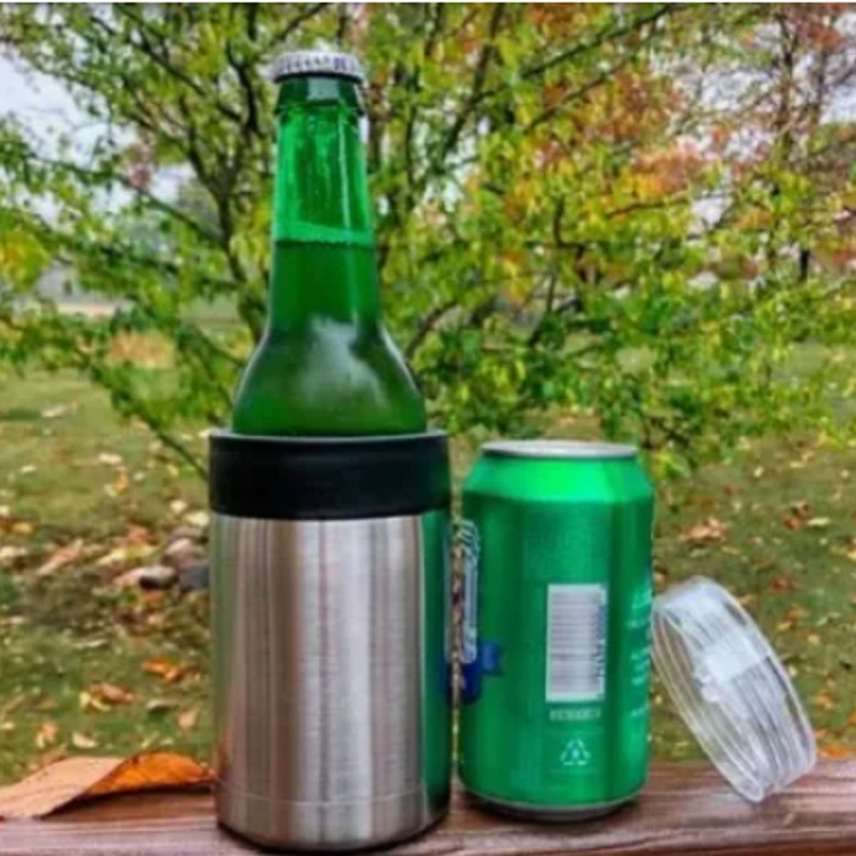 GENERICO - Enfriador De Latas Cerveza Plateado