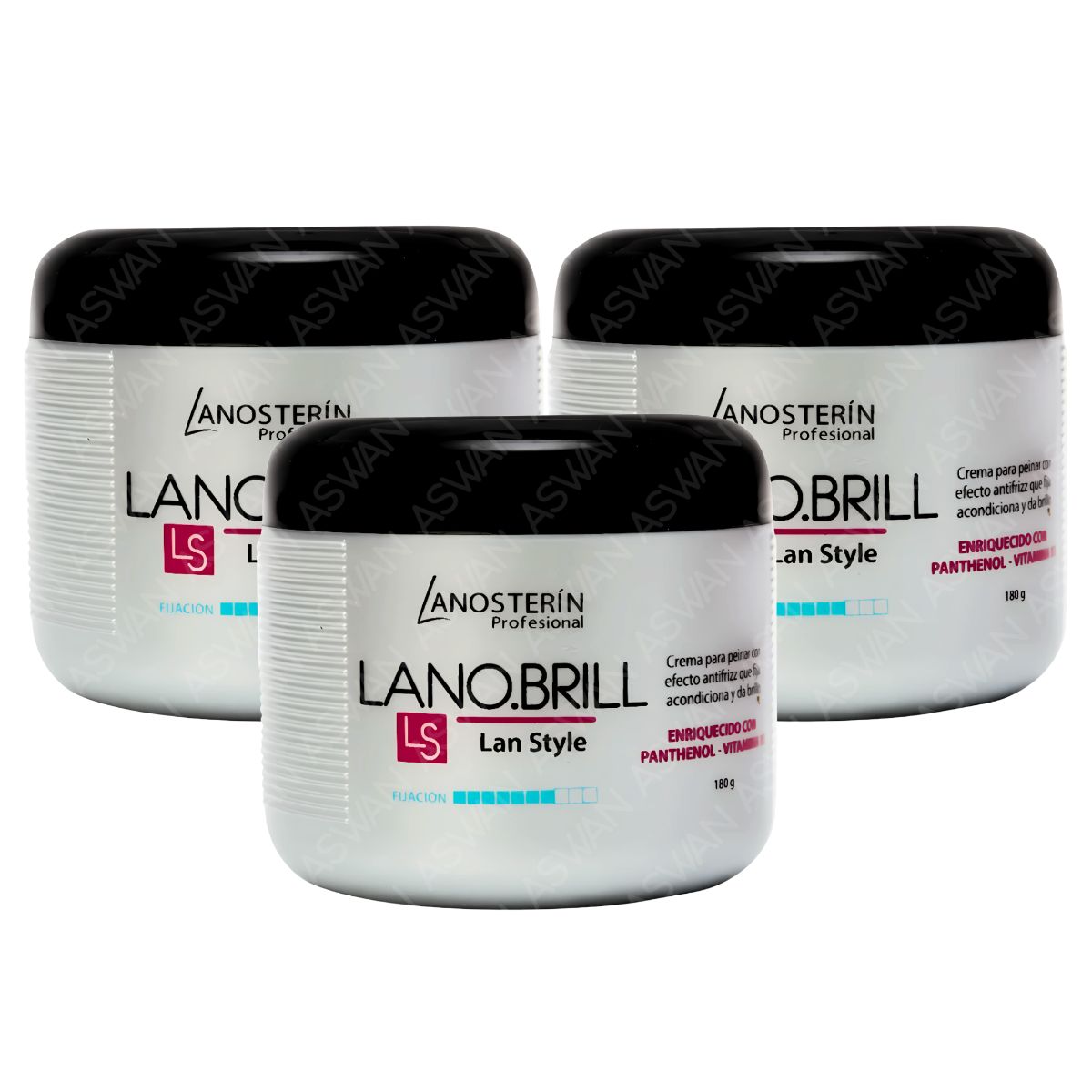 LANOSTERIN - PACK DE 3 CREMA DE PEINAR LANOBRILL 180GR - LANOSTERIN
