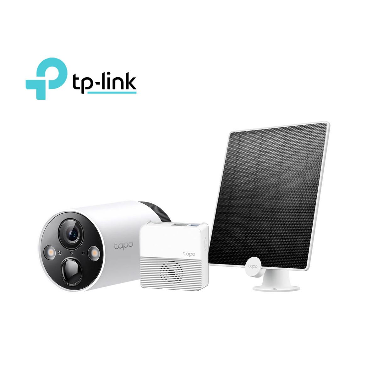 TP LINK - Tapo C420S1 2K Cámara Wifi Audio Bidireccional Batería Panel Solar