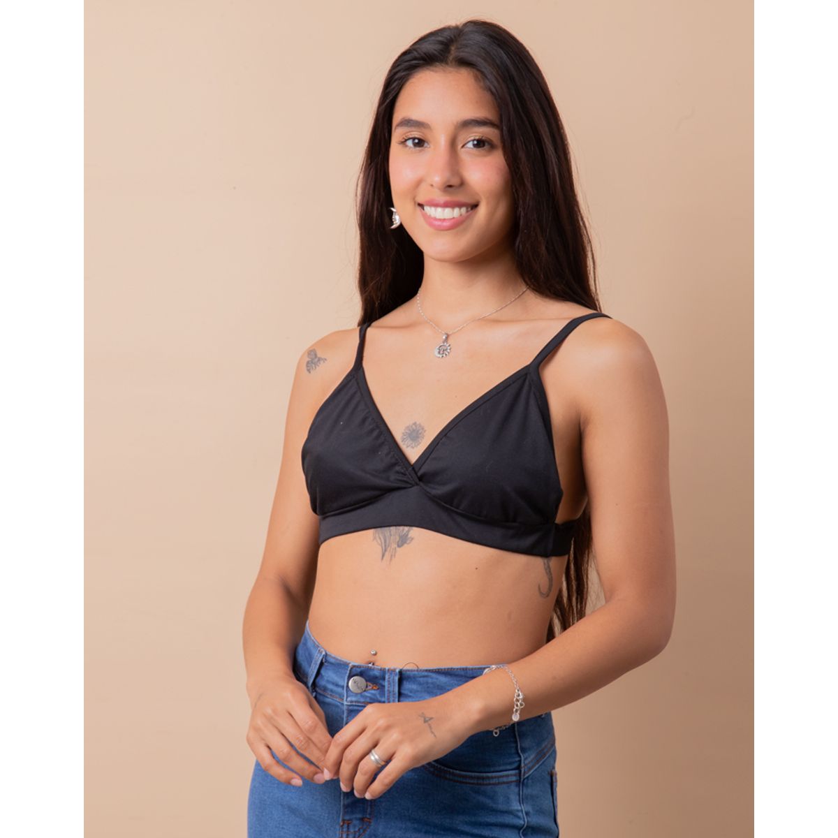 NEBULA - Top Polo Mariel - Nébula - Negro