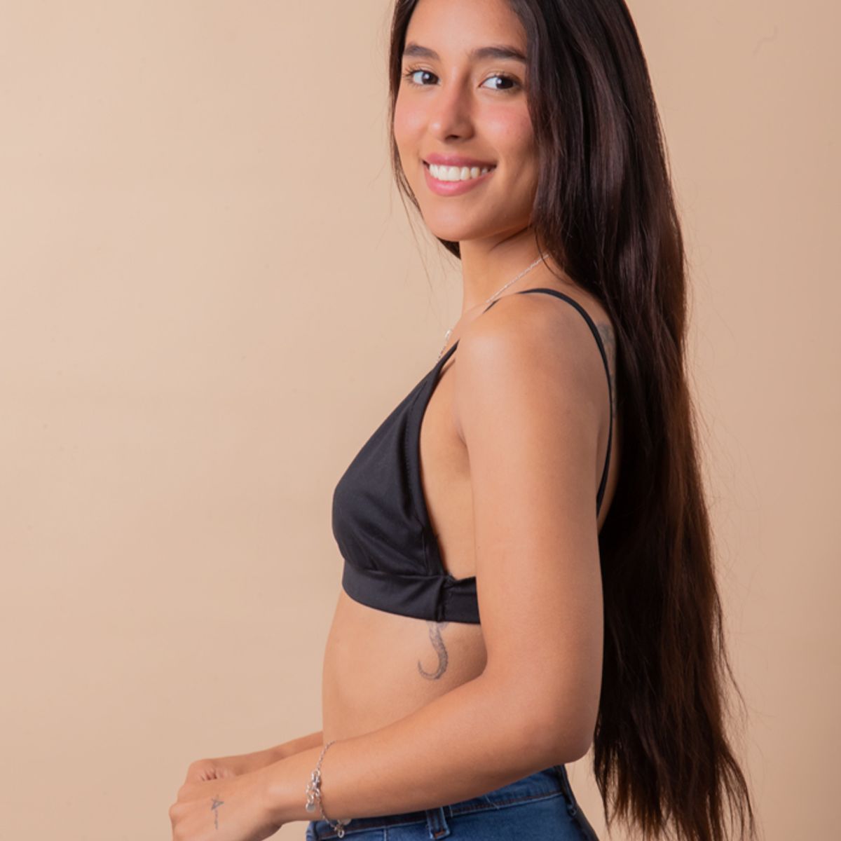 NEBULA - Top Polo Mariel - Nébula - Negro