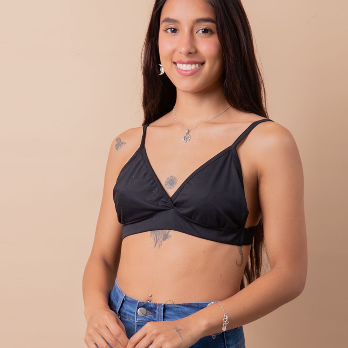 NEBULA - Top Polo Mariel - Nébula - Negro