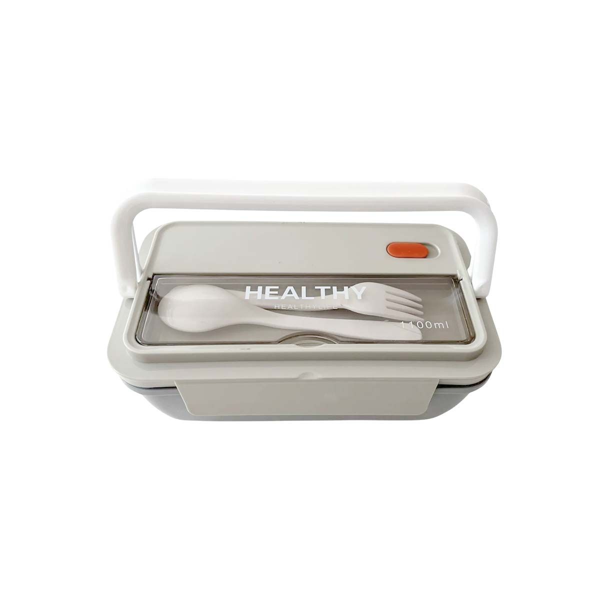 GENERICO - Taper Practico para Oficina 1100ml Plomo Y+Regalo Agendita