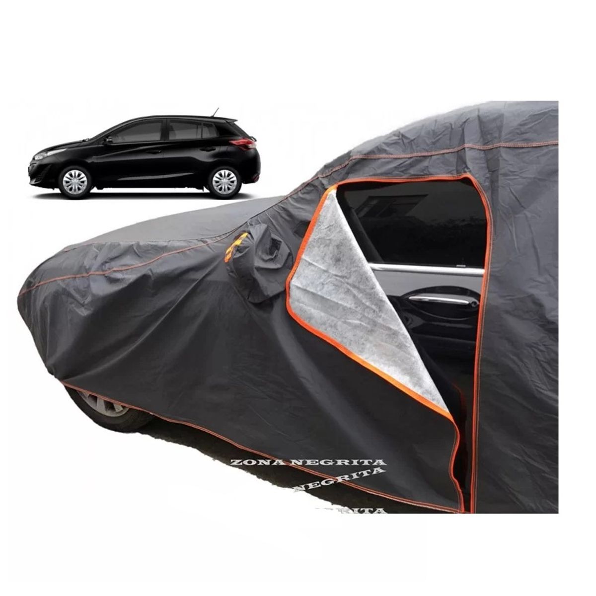 GENERICO - Cobertor Funda Impermeableuv Para Hatchback Suzuki Swift