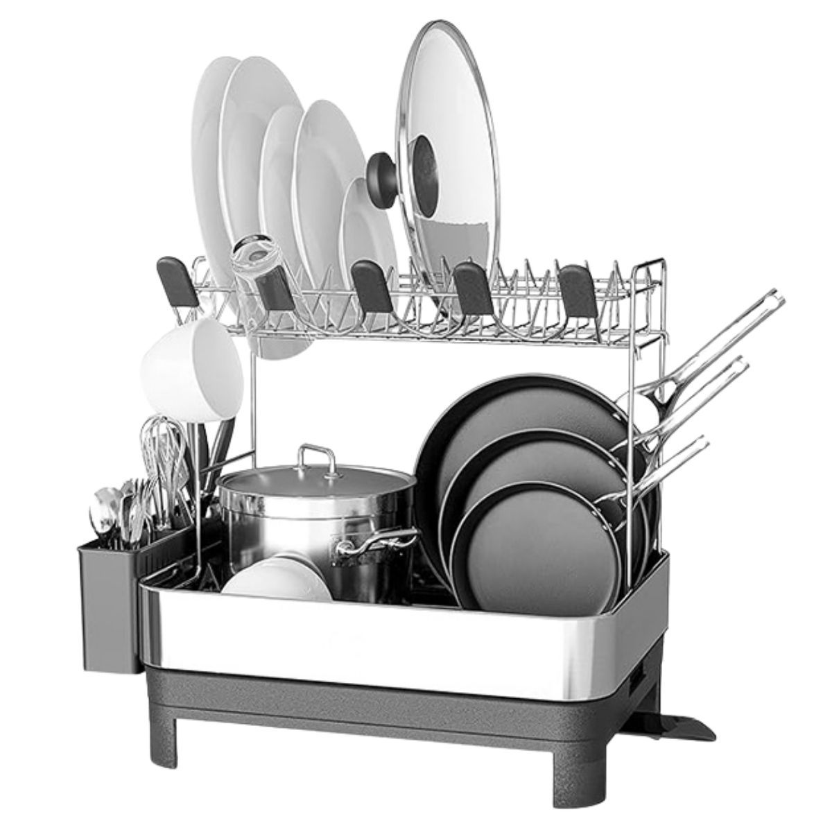 HOGARMAS - Escurridor de Platos Haus Roland de 2 Niveles