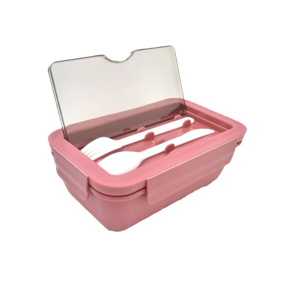 GENERICO - Taper 1100ml para el Colegio Rosado Y+Regalo Stickers