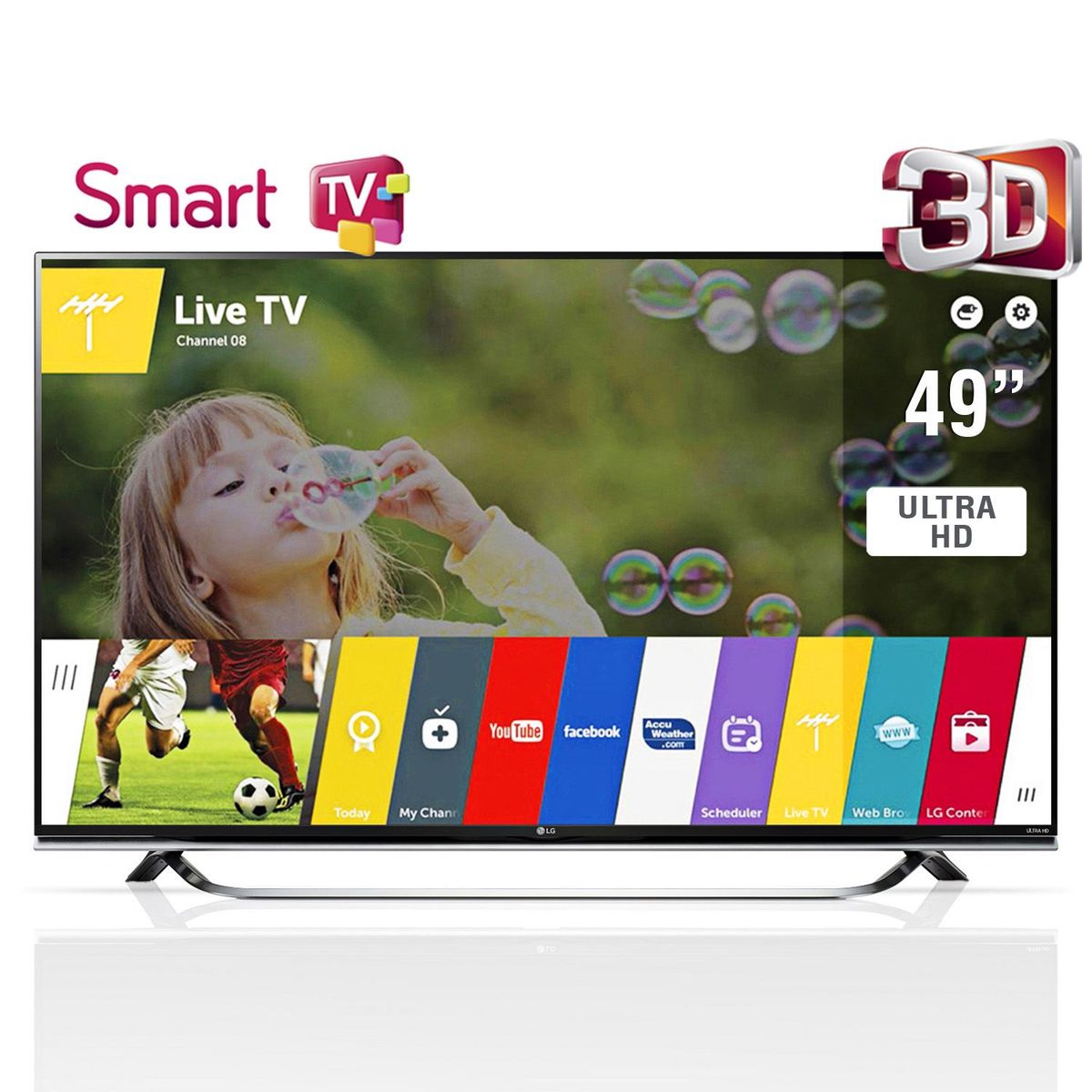 LG - LED 49" 49UF8500